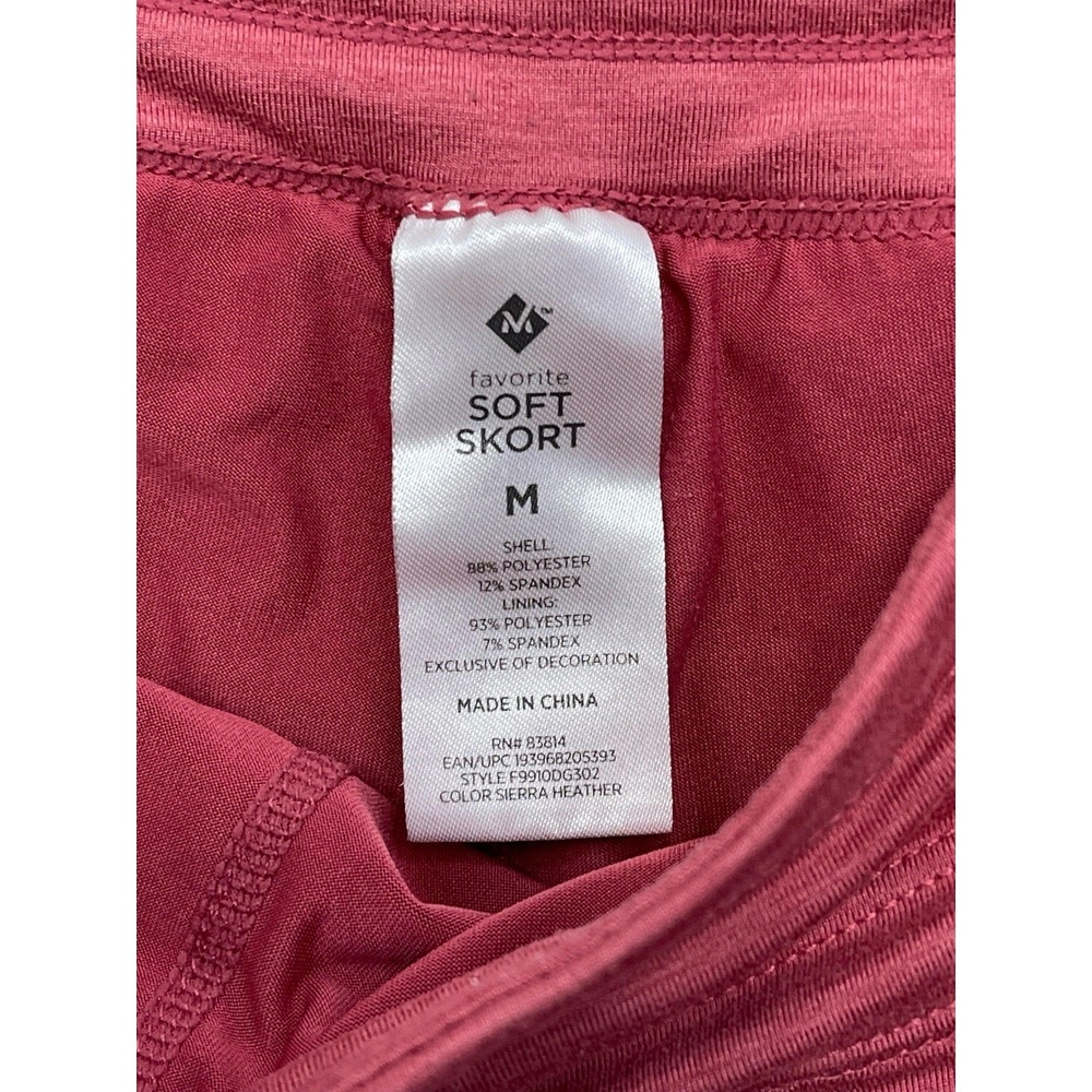 M Soft Skort Womens Zip Pockets Stretch Drawstring  Camouflage Size M‎ - Picture 5 of 5